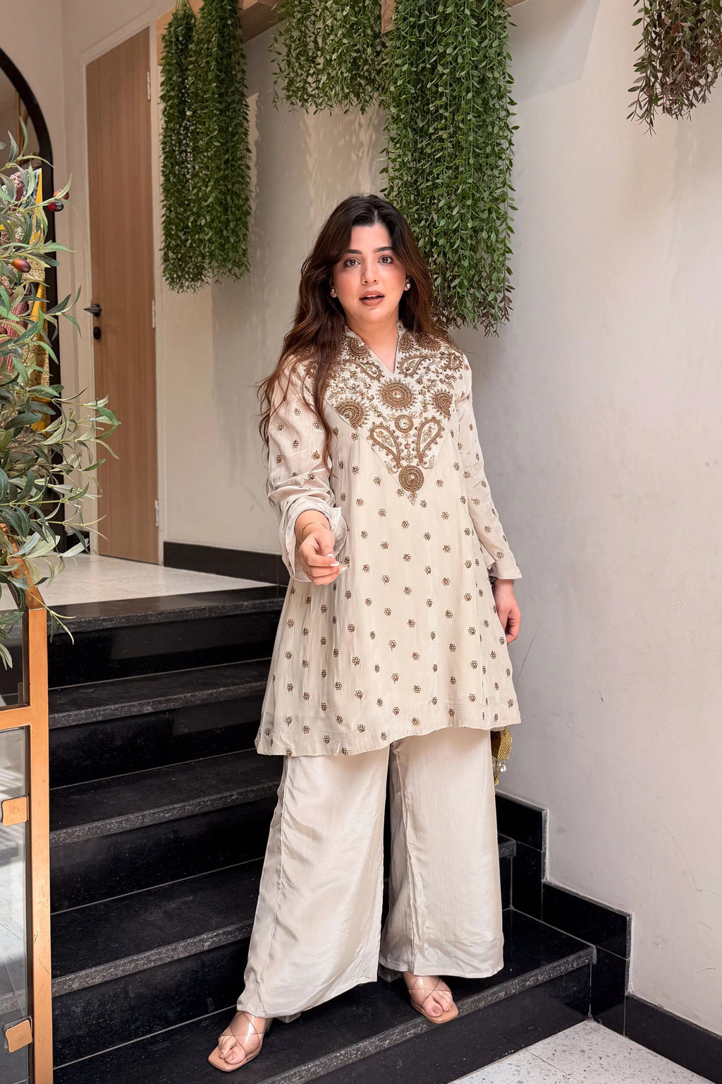 SEQUENCEHOLIC Women Embroidered Kurta with Trousers & Dupatta | Ethnic Kurta Set