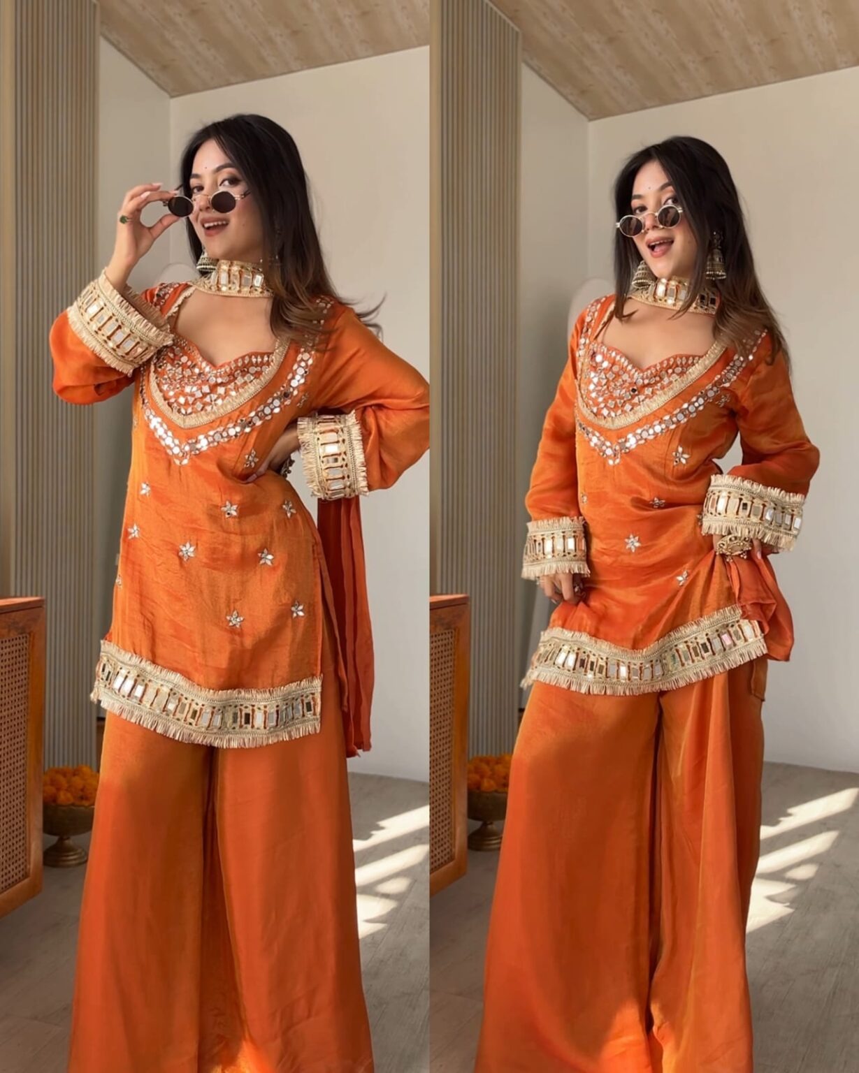 SEQUENCEHOLIC Women Embroidered Kurta with Trousers & Dupatta | Ethnic Kurta Set