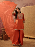 SEQUENCEHOLIC Women Embroidered Kurta with Trousers & Dupatta | Ethnic Kurta Set
