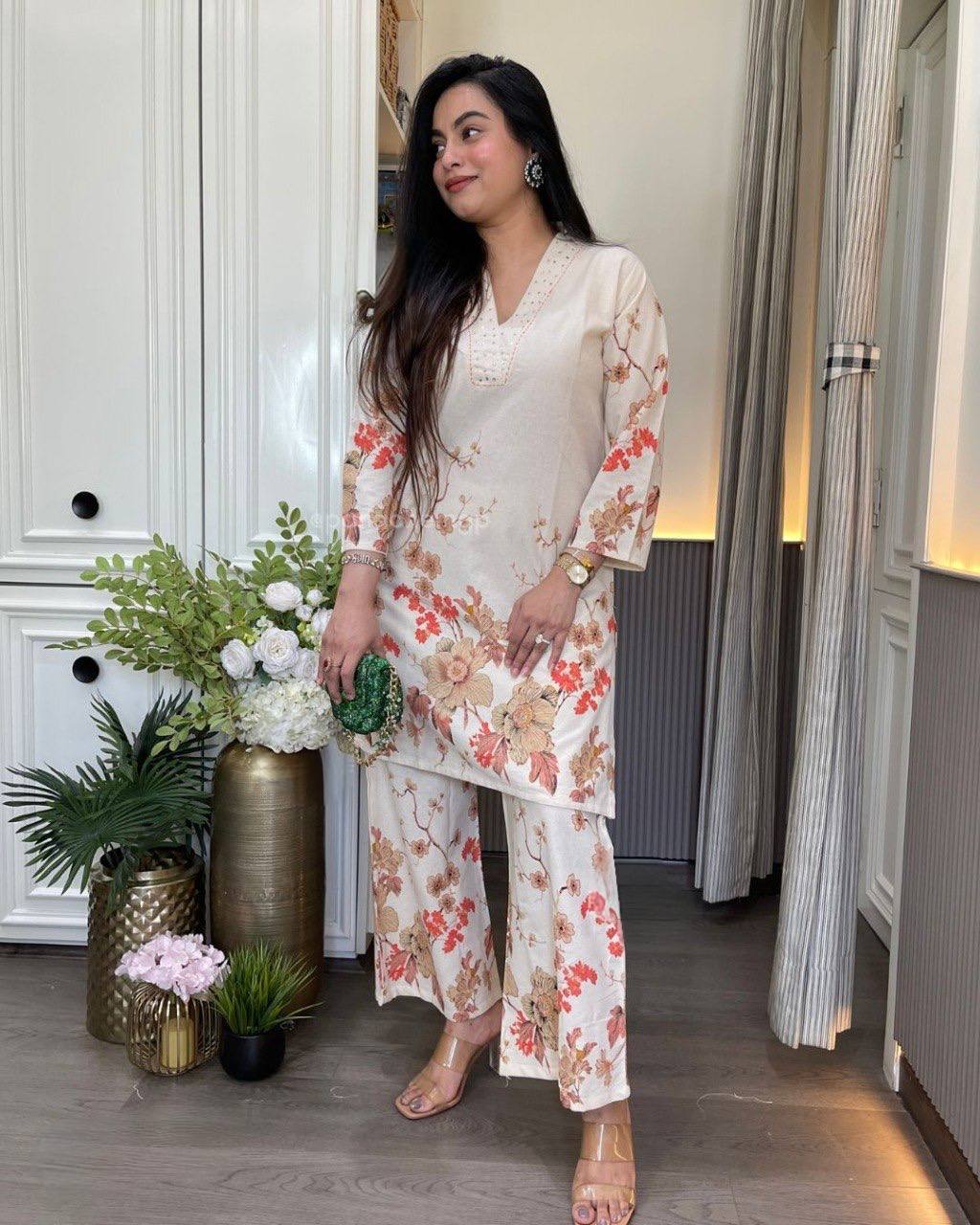 SEQUENCEHOLIC Women Embroidered Kurta with Trousers & Dupatta | Ethnic Kurta Set